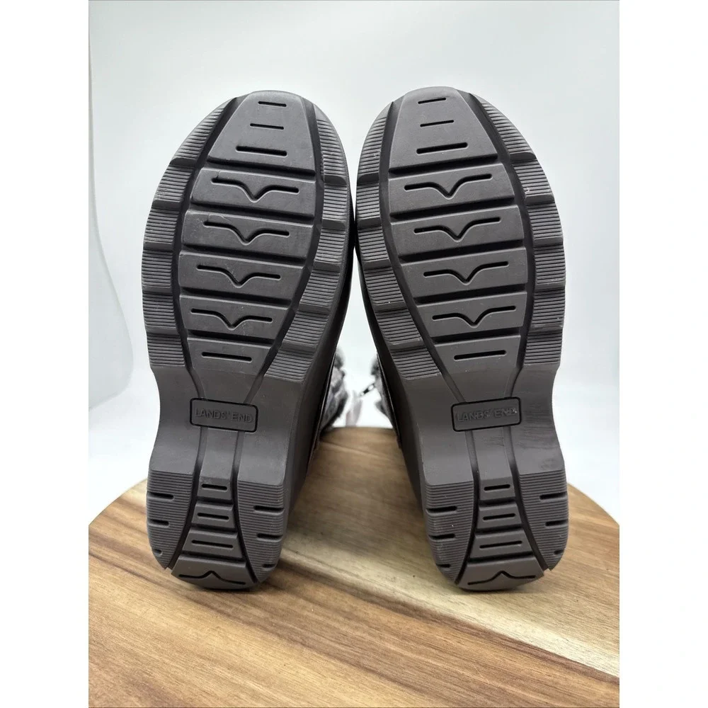 Lands' End NWT Women's Squall Snow Boot‎  Size 7.5B Style 520086 Gray Thermolite